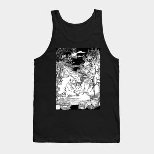 Plants, fantasy and books Tank Top